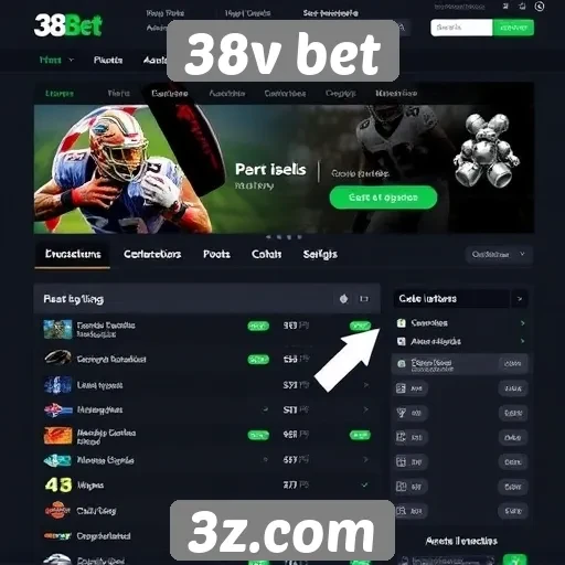 Análise das funcionalidades do site 38v bet